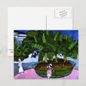 Kirchner - Het Boskett-Albertplein in Dresden Briefkaart (Voorkant / Achterkant)