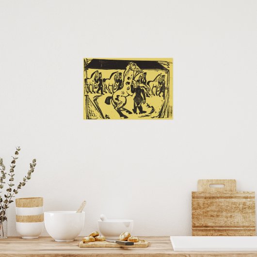 Kirchner - Kazerne Pastorie Poster (Keuken)