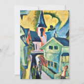 Kirchner - Konigstein met Rode Kerk Kaart (Voorkant)