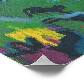 Kirchner - Landscape Sertigtal Poster (Hoek)