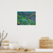Kirchner - Landschap Sertigtal Poster (Keuken)