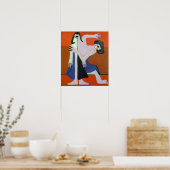 Kirchner - Mask Dance 1928 Poster (Keuken)