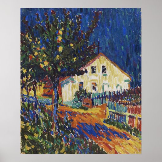 Kirchner - met appelboom 1907 poster (Voorkant)