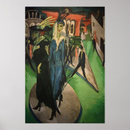 Kirchner - Potsdamer Platz Poster