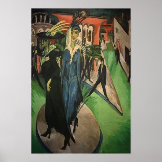 Kirchner - Potsdamer Platz Poster (Voorkant)