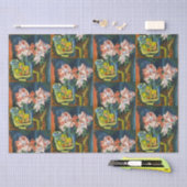 Kirchner Roze Rozen Expressionistische Bloemschild Tissuepapier (Craft)