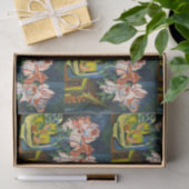 Kirchner Roze Rozen Expressionistische Bloemschild Tissuepapier (Geschenk)