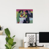 Kirchner - Scène in een café Poster (Thuiskantoor)