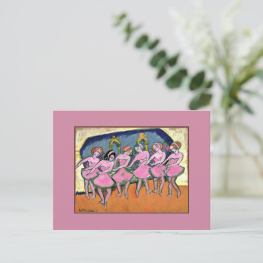 Kirchner - Six Dancers Briefkaart (Staand voorkant)