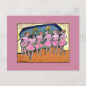 Kirchner - Six Dancers Briefkaart (Voorkant)