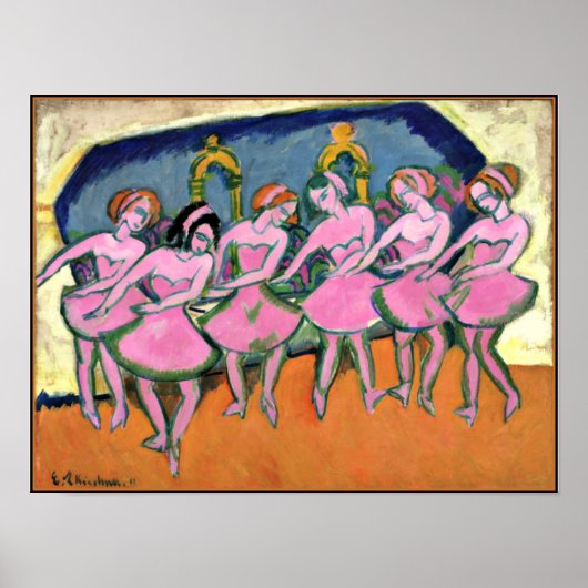 Kirchner - Six Dancers Poster (Voorkant)