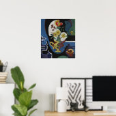 Kirchner - Stilleven met bloemen Poster (Thuiskantoor)