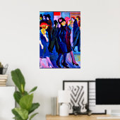 Kirchner - Street Scene, 1926 Poster (Thuiskantoor)