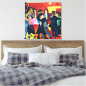 Kirchner - Tango Tea Canvasprint Canvas Afdruk (Insitu (Slaapkamer))