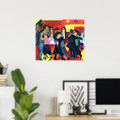 Kirchner - Tango Tea; Ernst Kirchner Poster (Thuiskantoor)