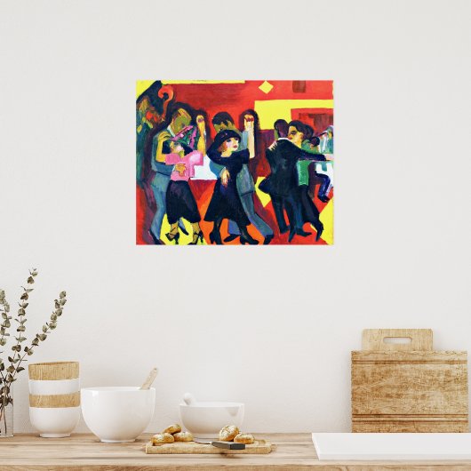 Kirchner - Tango Tea; Ernst Kirchner Poster (Keuken)