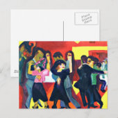 Kirchner - Tango Tea; Ernst Kirchner schilderij Briefkaart (Voorkant / Achterkant)