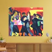Kirchner - Tango-thee Canvas Afdruk (Insitu (Woonkamer))
