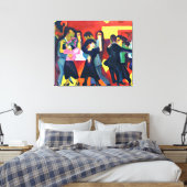 Kirchner - Tango-thee Canvas Afdruk (Insitu (Slaapkamer))