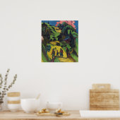 Kirchner - Thuis dit jaar 1918 Poster (Keuken)