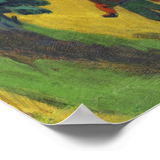 Kirchner - Thuis dit jaar 1918 Poster (Hoek)