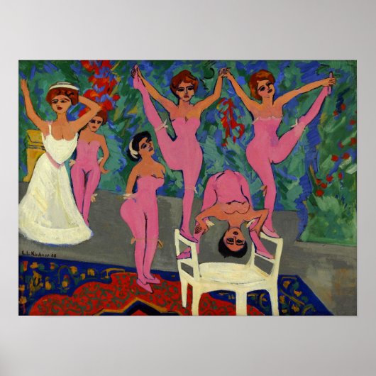 Kirchner - Variëteitshow Poster (Voorkant)