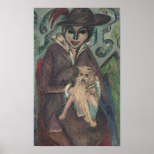 Kirchner - Vrouw met Hond 1912