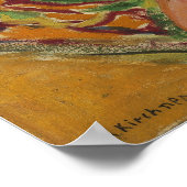 Kirchner - Worstelaars in een circus Poster (Hoek)