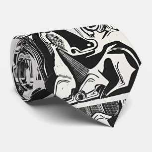 Kirchners The Large Cow Lying Down - Kunst Stropdas