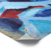 Kirchner's Winter Landscape in Moonlight Poster (Hoek)