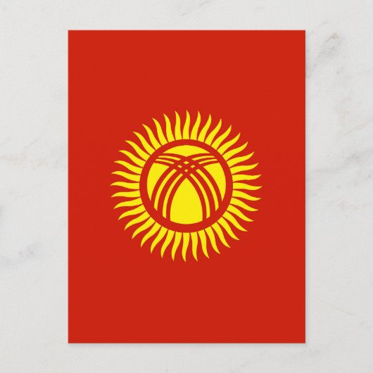 Kirgizië Briefkaart (Voorkant)