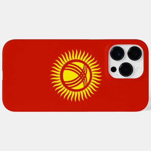 Kirgizië Case-Mate iPhone Case (Achterkant (horizontaal))