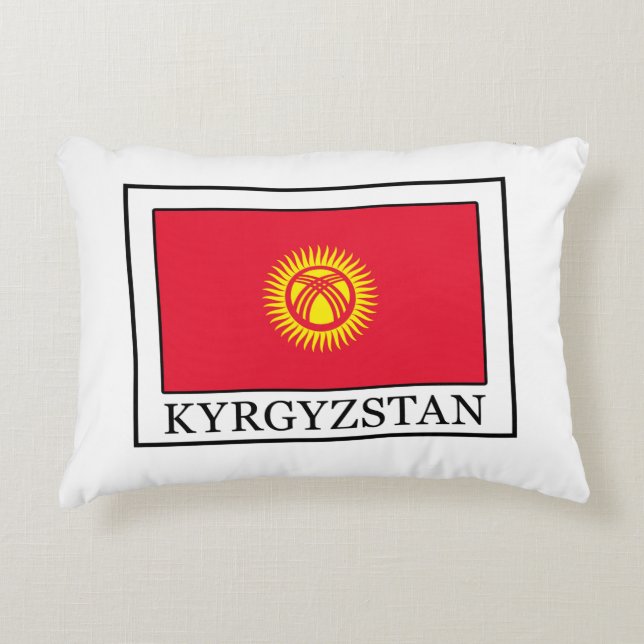 Kirgizië Decoratief Kussen (Voorkant)