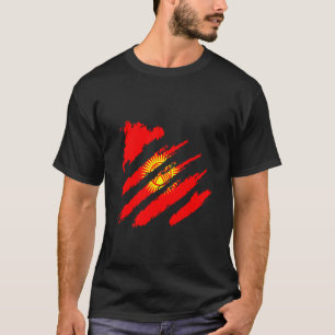 Kirgizië Kirgizische trots Kirgizische Klauw Kirgi T-shirt