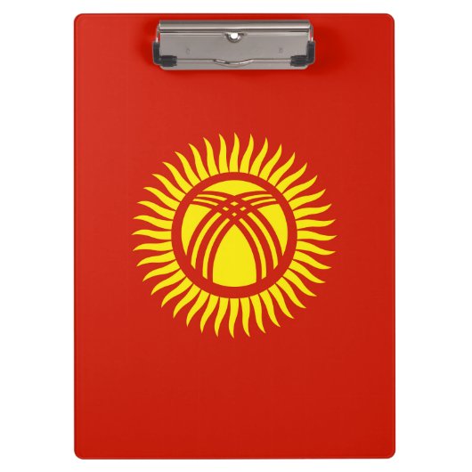 Kirgizië Klembord (Voorkant)