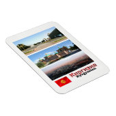 Kirgizië - Mozaïek - Magnet Magneet (Rechterzijde)