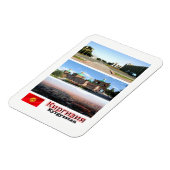 Kirgizië - Mozaïek - Magnet Magneet (Linkerzijde)