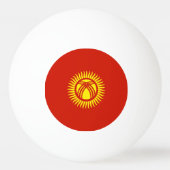 Kirgizië Pingpongbal (Achterkant)