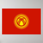 Kirgizië Poster (Voorkant)