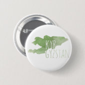 Kirgizië Ronde Button 5,7 Cm (Voorkant /achterkant)