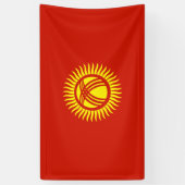 Kirgizië Spandoek (Verticaal)
