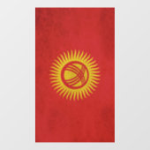 Kirgizië Vlag ontwerp Raamsticker (Vel)