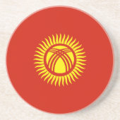 Kirgizië Zandsteen Onderzetter (Voorkant)