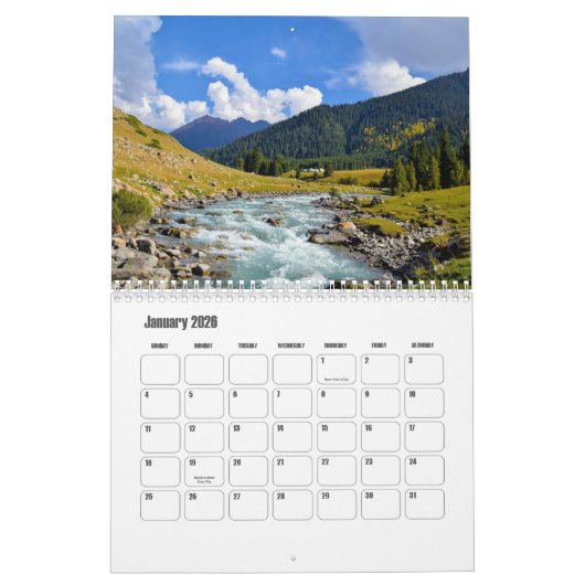 Kirgizische kalender (Jan 2026)