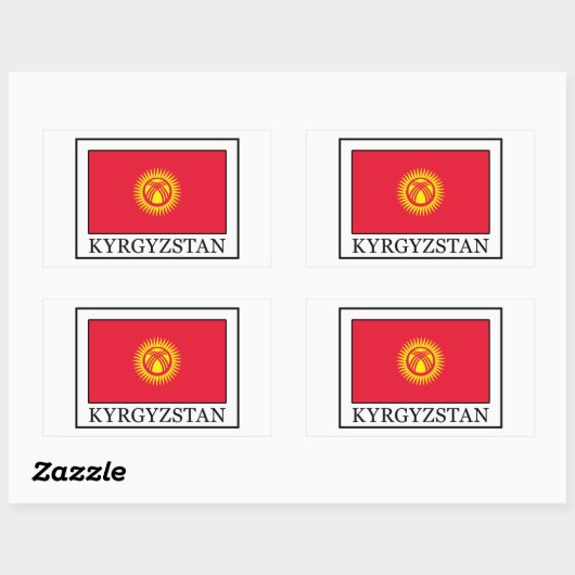 Kirgizische sticker (Vel)