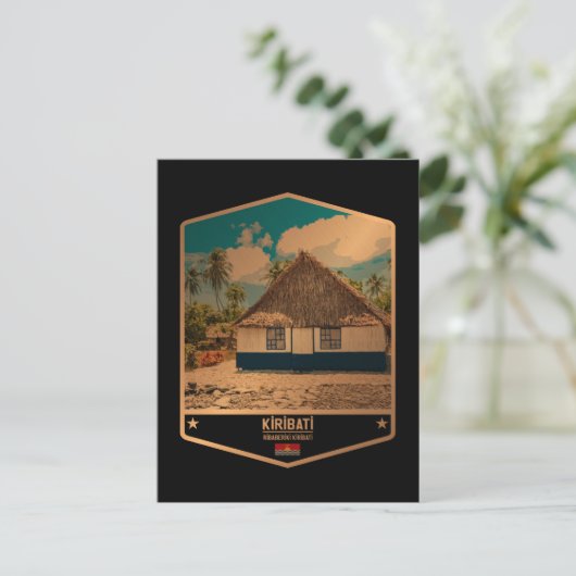 Kiribati Briefkaart (Staand voorkant)