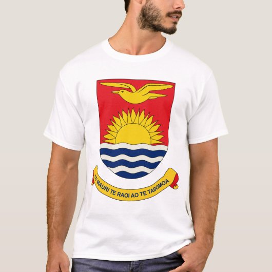 Kiribati Coat of Arms T-shirt (Voorkant)