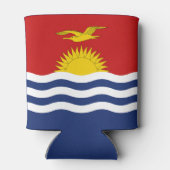 Kiribati Flag Blikjeskoeler (Achterkant)