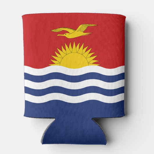 Kiribati Flag Blikjeskoeler (Achterkant)