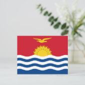 Kiribati Flag Briefkaart (Staand voorkant)
